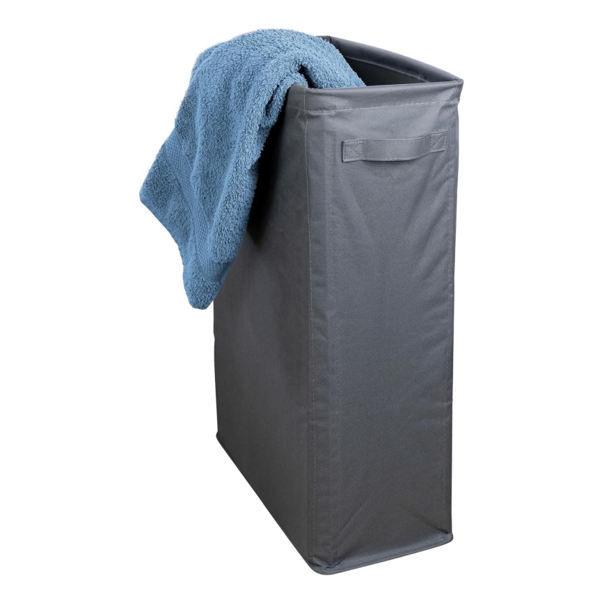 WENKO 71299800 - Pesukorv SLIM 20x60 cm antratsiit