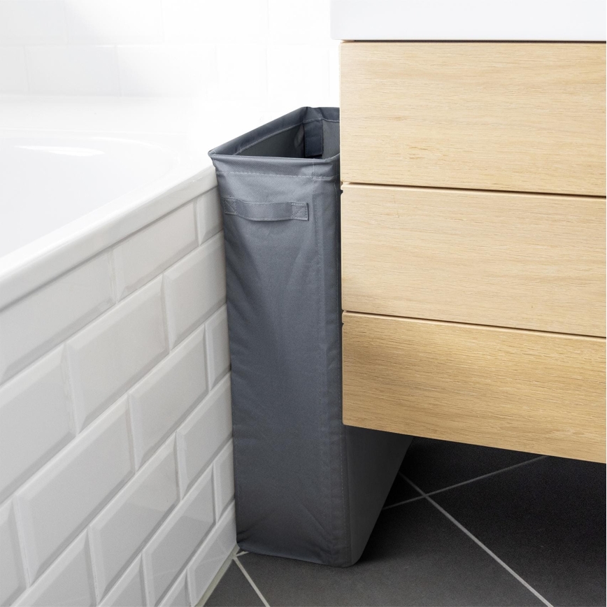 WENKO 71299800 - Pesukorv SLIM 20x60 cm antratsiit
