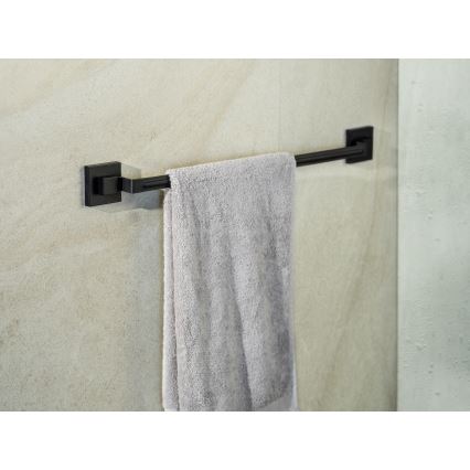 WENKO 71445800 - Rätikuvarras VACUUM-LOC QUADRO ED 60,5x6 cm must