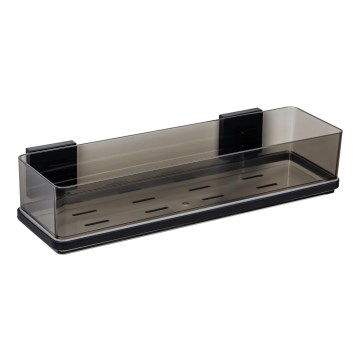 WENKO 71446800 - Riiul VACUUM-LOC QUADRO ED 38,5x14,5 cm must