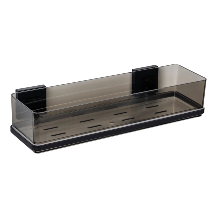 WENKO 71446800 - Riiul VACUUM-LOC QUADRO ED 38,5x14,5 cm must