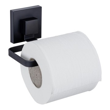WENKO 71447800 - Tualettpaberi hoidja VACUUM-LOC QUADRO ED 14x11 cm must