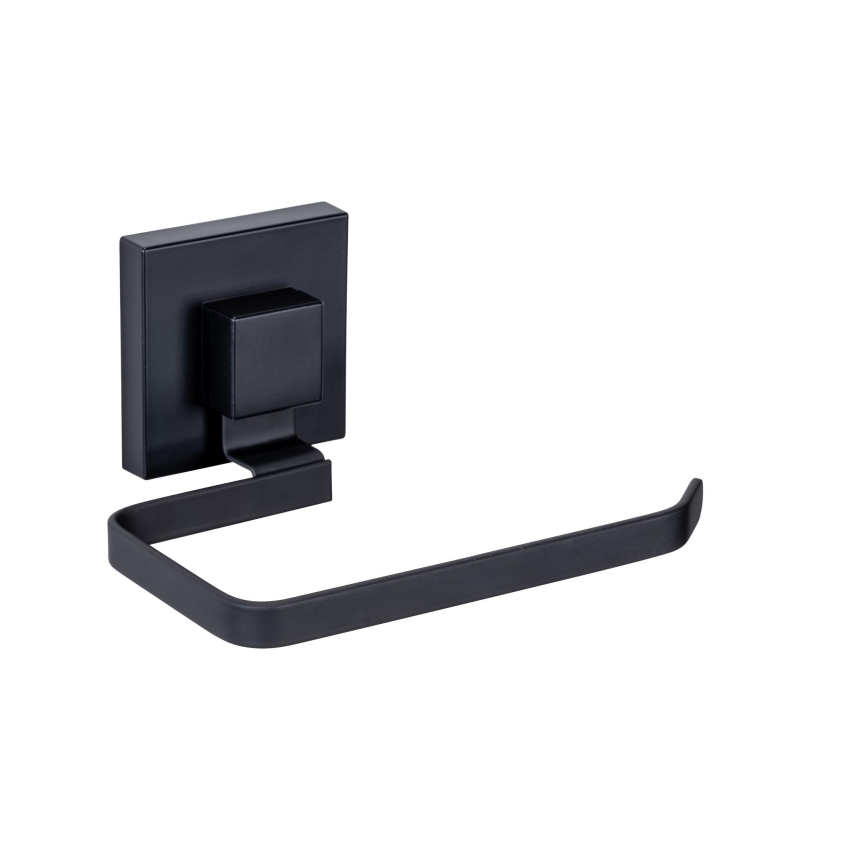 WENKO 71447800 - Tualettpaberi hoidja VACUUM-LOC QUADRO ED 14x11 cm must