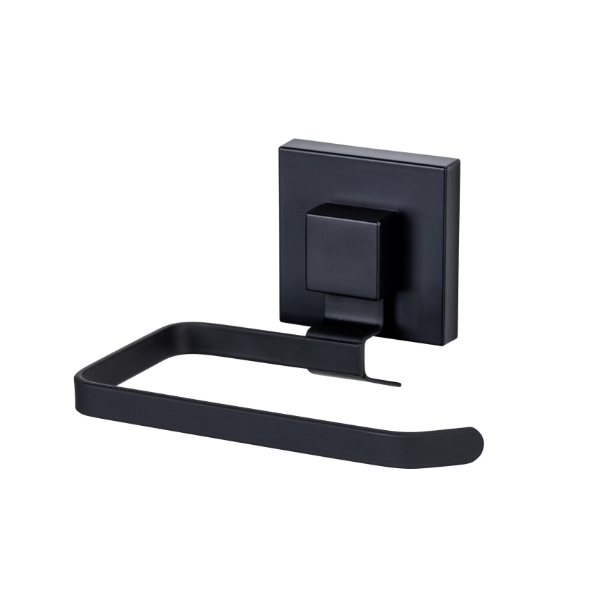 WENKO 71447800 - Tualettpaberi hoidja VACUUM-LOC QUADRO ED 14x11 cm must