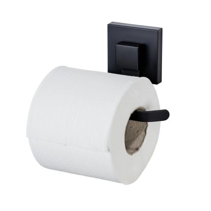 WENKO 71447800 - Tualettpaberi hoidja VACUUM-LOC QUADRO ED 14x11 cm must