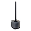 WENKO 71450800 - WC-komplekt VACUUM-LOC QUADRO ED 9,5x37 cm must