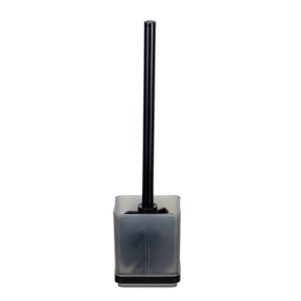 WENKO 71450800 - WC-komplekt VACUUM-LOC QUADRO ED 9,5x37 cm must