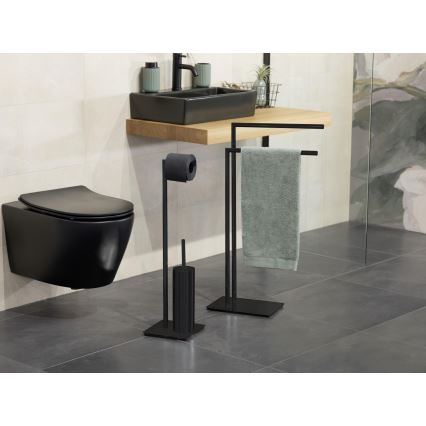 WENKO 71555800 - RECCO rätikuhoidja 48x80,5 cm must