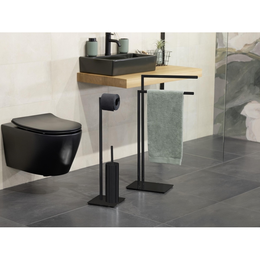 WENKO 71555800 - RECCO rätikuhoidja 48x80,5 cm must