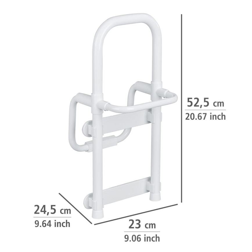 WENKO 8110100-Tugikäepide SECURA 23x52 cm valge