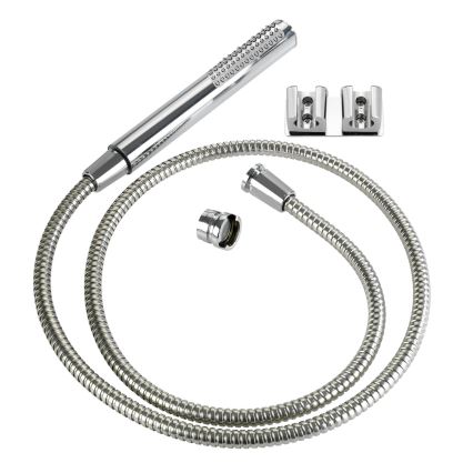 WENKO 81340100 - Dušš DUO 170x2,7 cm läikiv kroom/hõbedane/hall