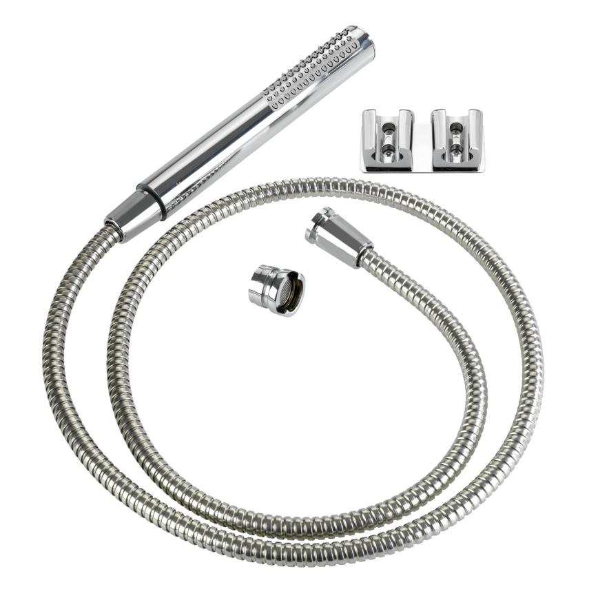 WENKO 81340100 - Dušš DUO 170x2,7 cm läikiv kroom/hõbedane/hall