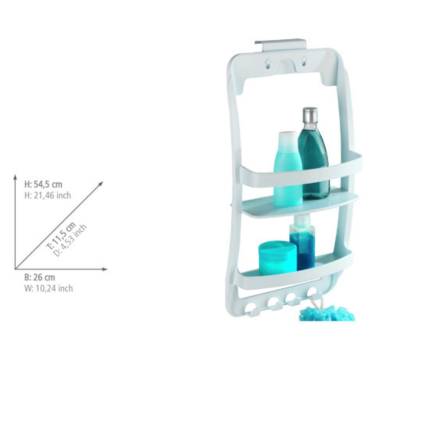 WENKO 8409100 - Riiul UNIVERSAL 26x54,5 cm valge