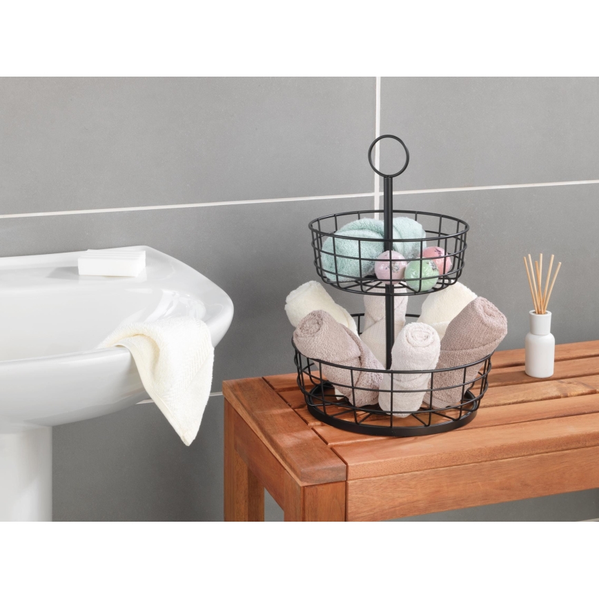 WENKO 88740800 - LOFT korv 28x39 cm must