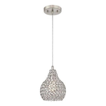 Westinghouse 6103740 - Rippvalgusti kaabliga KELCIE 1xE27/60W/230V läbimõõt 18 cm