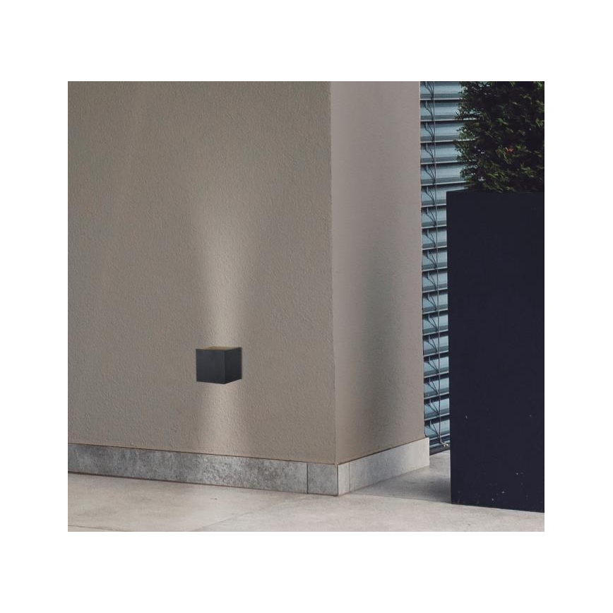 Westinghouse 61149 - LED Väli seinavalgusti FREYA 2xLED/4,5W/230V IP44 must