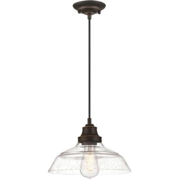 Westinghouse 6116640 - Rippvalgusti kaabliga IRON HILL 1xE27/60W/230V, läbimõõt 28 cm