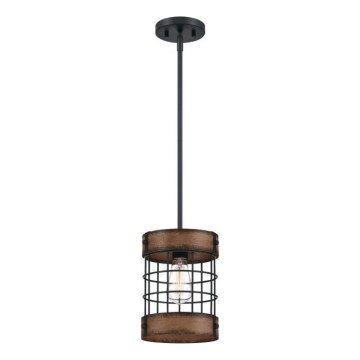 Westinghouse 61179 - Lühter LANGSTON 1xE27/60W/230V barnwood