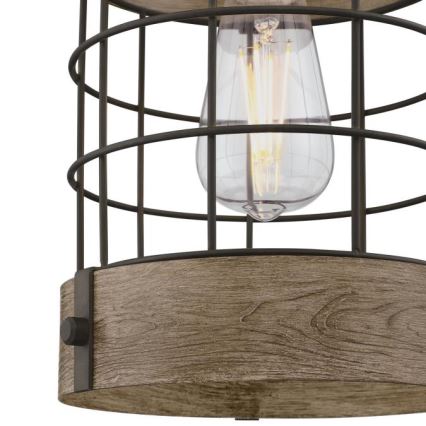 Westinghouse 61180 - Ripplühter kaabliga LANGSTON 1xE27/60W/230V läbimõõt 19 cm, mänd