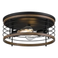Westinghouse 61250 - Laevalgusti ACKTON 2xE27/60W/230V barnwood