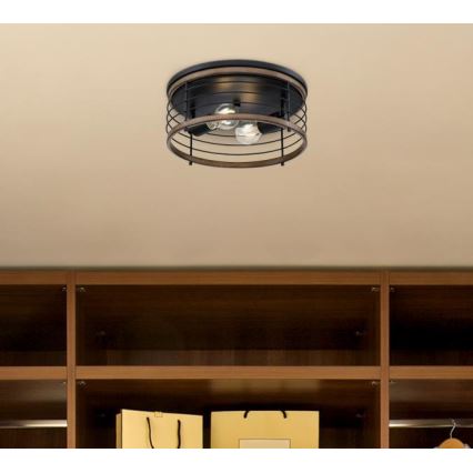 Westinghouse 61250 - Laevalgusti ACKTON 2xE27/60W/230V barnwood