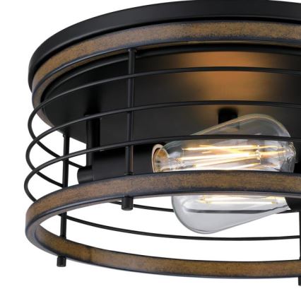 Westinghouse 61250 - Laevalgusti ACKTON 2xE27/60W/230V barnwood