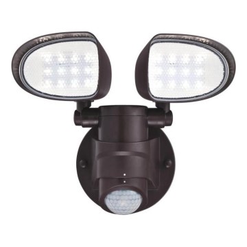 Westinghouse 63643 - LED Väliprožektor anduriga 2xLED/8,75W/230V IP44