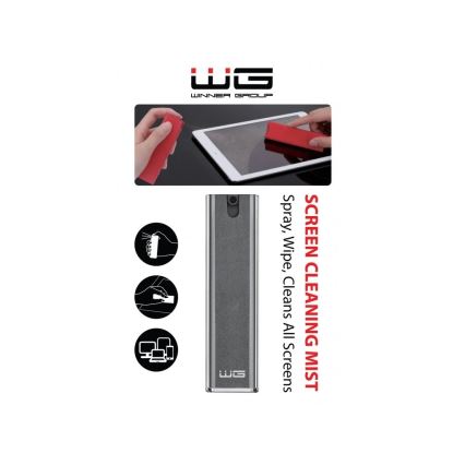 Winner Group - 2-ühes ekraani puhastusvahend, must