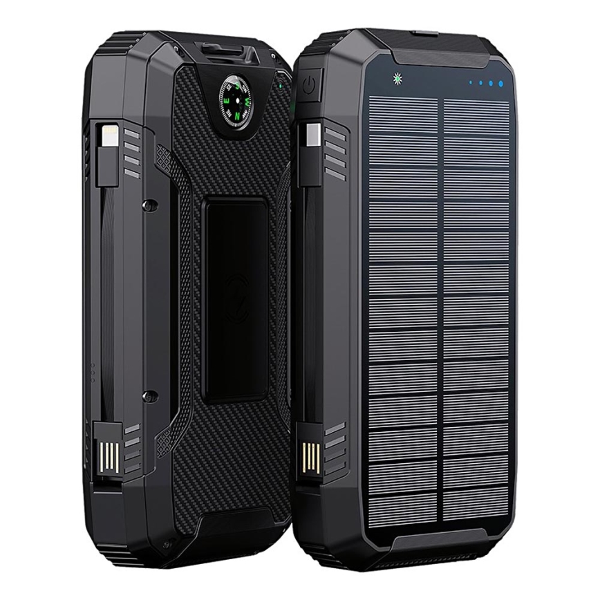 Winner Group - Akupank juhtmevaba laadijaga ja päikesepaneel 20000 mAh 20W PD