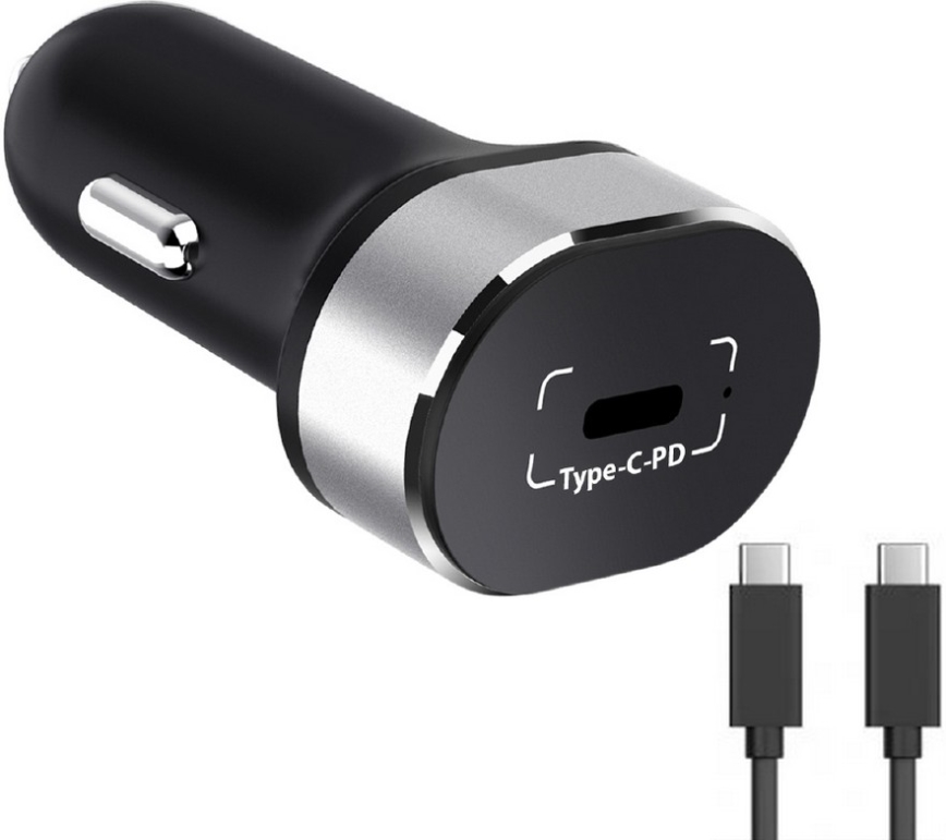 Winner Group - Autolaadija 1xUSB-C Power Delivery 20W + USB kaabel USB-C / USB-C 1 m must