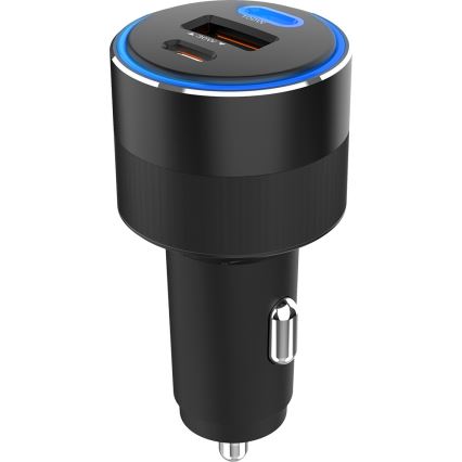 Winner Group - Autolaadija 2xUSB-C + 1xUSB-A Power Delivery 130W must