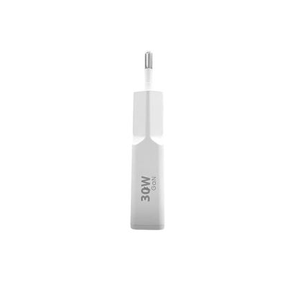 Winner Group - GaN-laadimisadapter 1xUSB-A + 1xUSB-C 30W valge