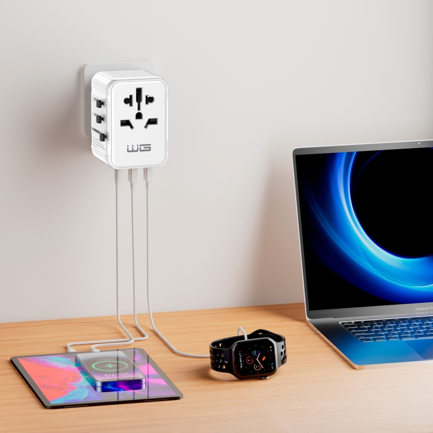 Winner Group - Kiire laadimisega reisiadapter Power Delivery 20W valge