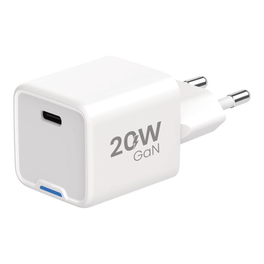 Winner Group - Kiirlaadmisadapter 1xUSB-C Power Delivery 20W valge