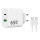 Winner Group - Kiirlaadmisadapter 2xUSB PD 65W + USB kaabel USB-C / USB-C 1m