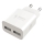 Winner Group - Laadimisadapter 2xUSB-A 12W valge