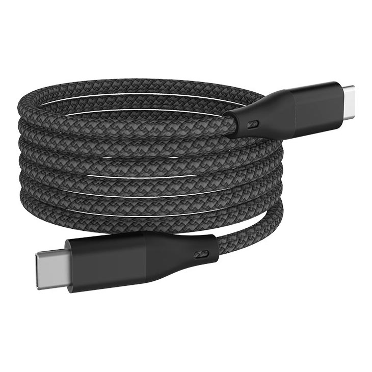 Winner Group - Magneetiline USB kaabel USB-C / USB-C 60W 1m must