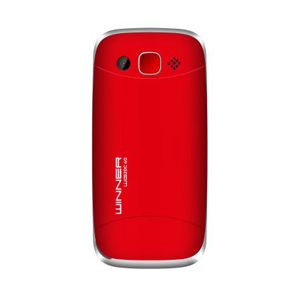 Winner Group - mobiiltelefon eakatele 1600 mAh punane
