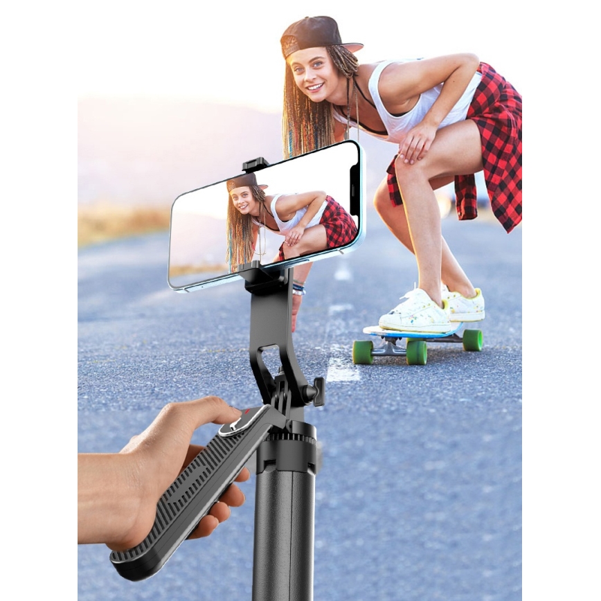 Winner Group - Selfipulk 3-ühes alusega 55 mAh 180 cm must