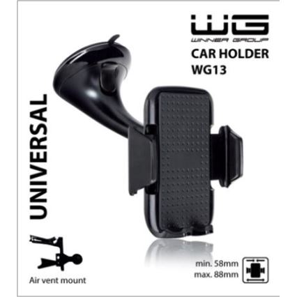 Winner Group - Telefonihoidik tuuleklaasile, must