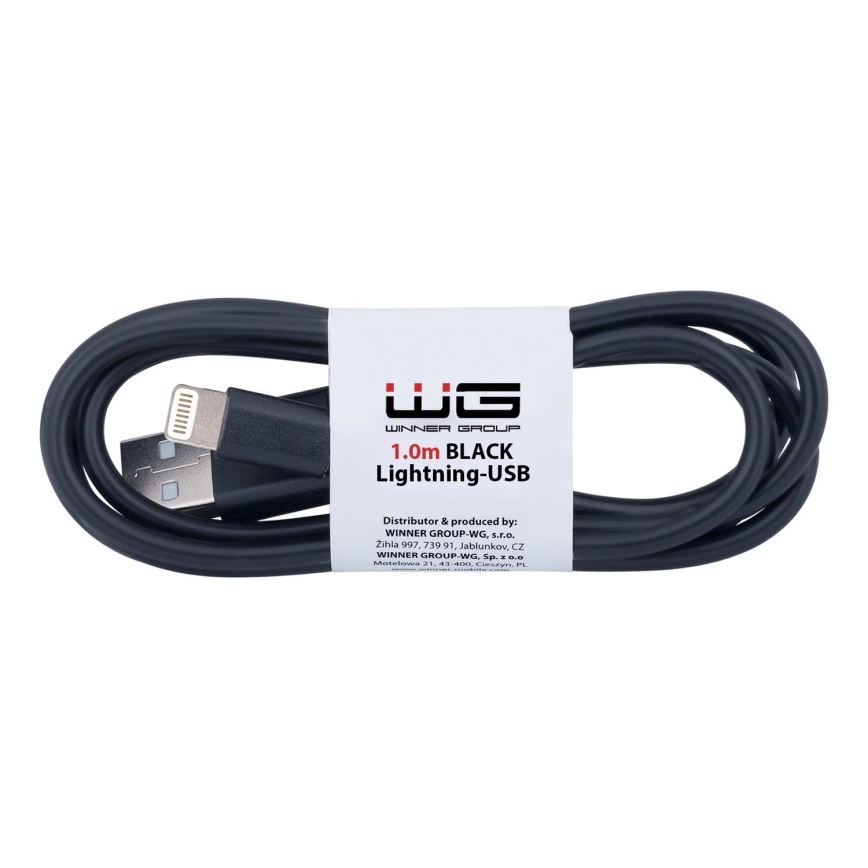 Winner Group - USB kaabel Lightning / USB-A 1m must