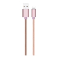 Winner Group - USB kaabel Lightning / USB-A 1m roosa
