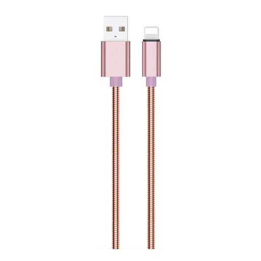 Winner Group - USB kaabel Lightning / USB-A 1m roosa
