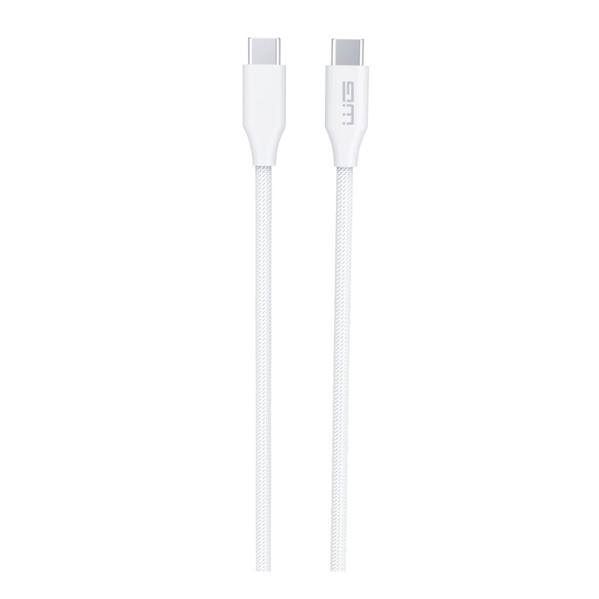 Winner Group - USB kaabel USB-C / USB-C 120W 1,5m valge