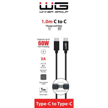 Winner Group - USB kaabel USB-C / USB-C 1m must