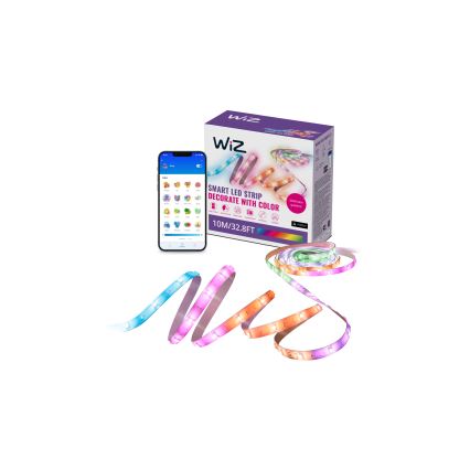 WiZ - hämardatav LED RGBIC riba 10m LED/21W/230V 2700-6500K Wi-Fi