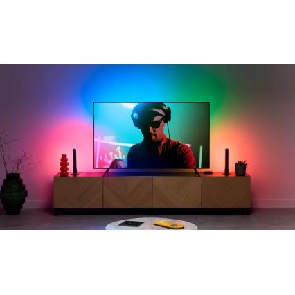 WiZ -KOMPLEKT 2x hämardatav LED RGBIC-valgusti GRADIENT LED/8,2W/230V 2700-6500K Wi-Fi