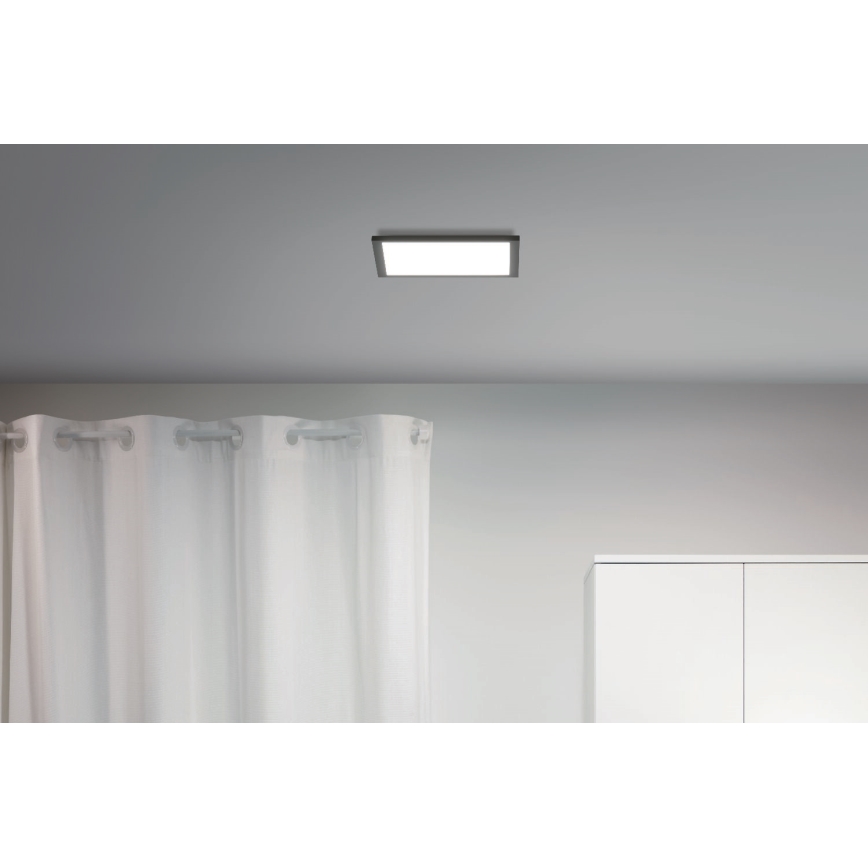 WiZ - LED Hämardatav laevalgusti SUPERSLIM LED/12W/230V 2700-6500K must Wi-Fi