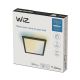 WiZ - LED Hämardatav laevalgusti SUPERSLIM LED/12W/230V 2700-6500K must Wi-Fi