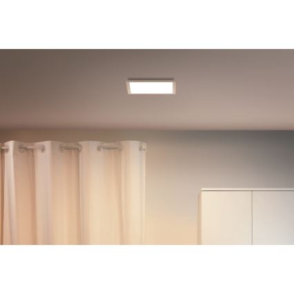 WiZ - LED Hämardatav laevalgusti SUPERSLIM LED/12W/230V 2700-6500 valge Wi-Fi